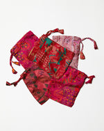 Red Sari Pouch- Pack of 10