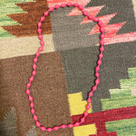 Solid paper bead necklace