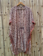 Neutral Sari Kimono