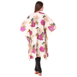 Cream Floral Kimono