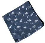 Blue Static Ikat Cloth Napkin- Set of 2