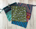 Green Sari Pouch- Pack of 10